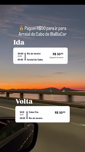Dicas de Viagem para Arraial do Cabo com BlaBlaCar