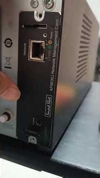 Installing APC AP9630J NMC