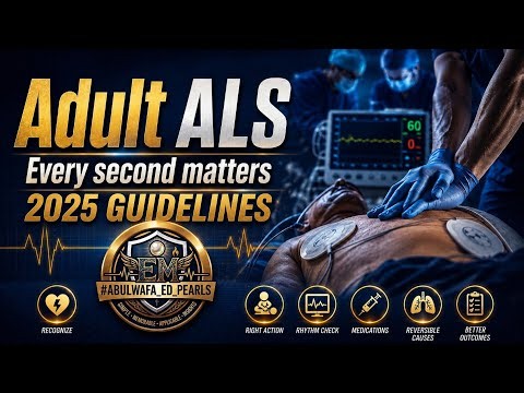 Cardiac Arrest! Adult ALS Made Easy. Master the Cardiac Arrest Algorithm in 3 minutes#resuscitation