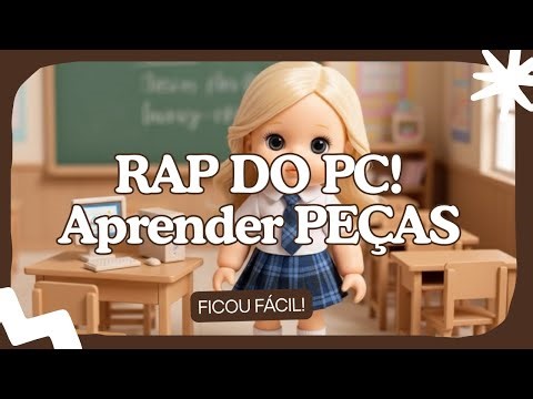 RAP DO PC! 🎤 Aprender PEÇAS DO COMPUTADOR com MÚSICA ficou FÁCIL! CPU, RAM, HD