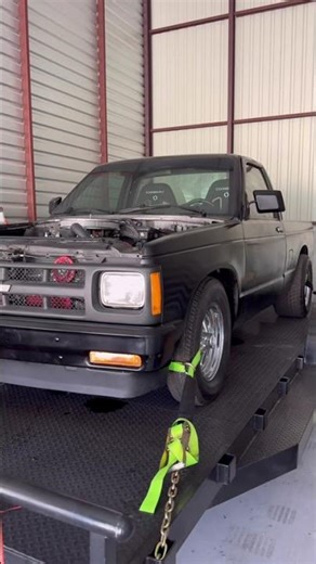 91 S10 Cammed SBC 350 #racetruck #viral #cammedtrucks #nitrous #chevy #s10life #chevys10