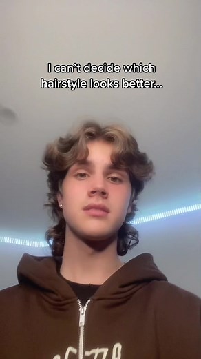 What are we thinking? Curly(1.) or parted(2.) 🤔 #fypシ #transition