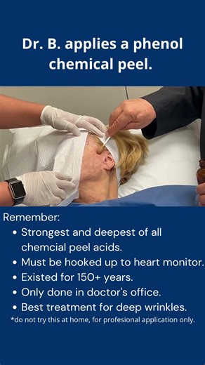 Baker's Phenol Peel - The Strongest of All the Chemical Peels