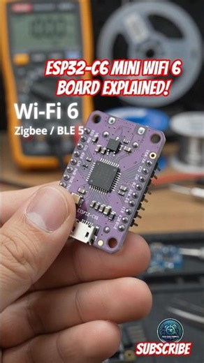 WiFi 6 for Projects! ESP32-C6 Mini Quick Start & Overview #espressif #espressifsystems #iomodules