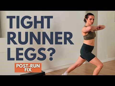 10-Minute Post-Run Leg Stretch | Recovery for Sore Runner Legs (No Talking)