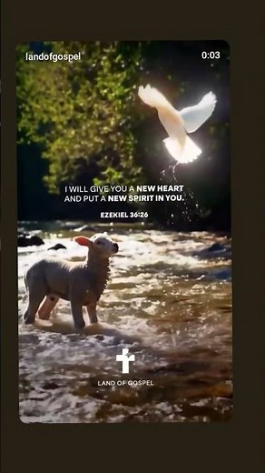 Jesus said I will give you a new heart ❤️and spirit 💖 Ezekiel 36,/26.