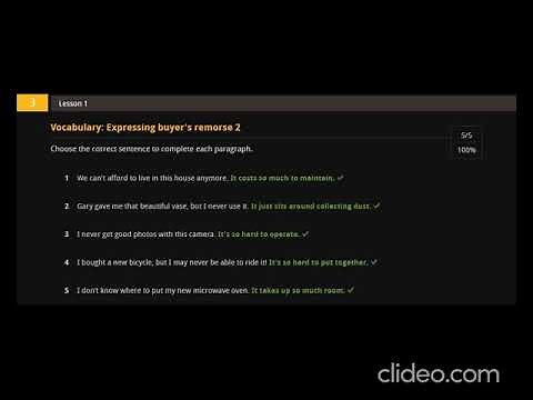 Solución MyEnglishLab Unit 3 Summit 1