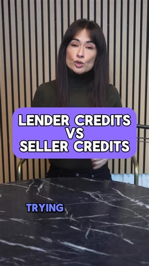 Let’s talk lender credits vs seller credits, because they’re not the same. #lendercredit #sellercredit #homebuyertips | Julie Johnson