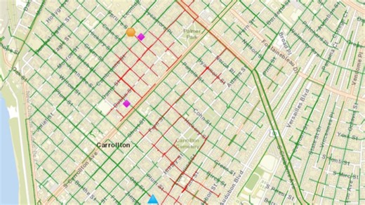 Power restored after outage leaves over 2,000 Entergy customers in the dark in the Carrollton neighborhood