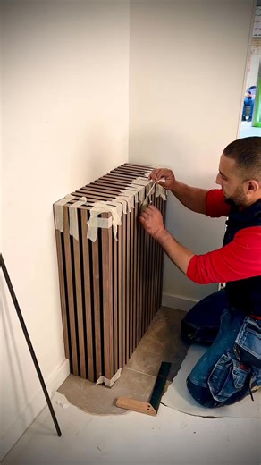 7.3K views · 17 reactions | Epic DIY Boost Your Floor Heating Pump Cabinet with Acoustic Wall Panels! #homeimprovement #DIY #cabinetmakeover Turn your floor heating pump cabinet from drab to fab!  Check out | James The Plumber | Facebook