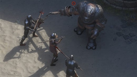 中世纪众骑士围攻巨兽食人魔（从无甲到板甲）