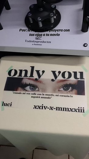 Playera ‘Only You’ para parejas - Envíos a todo México