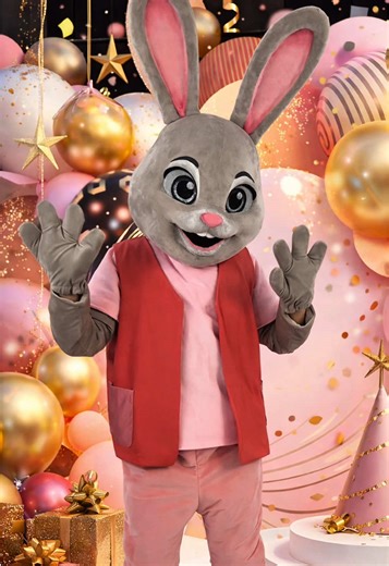 Ever noticed how some events instantly feel more alive? 🐰✨ Sometimes all it takes is the right character walking into the room. This bunny mascot was made exactly for moments like that — kids’ celebrations, mall events, spring festivals, brand activations, family weekends… anywhere people are meant to smile, interact and take photos. Bright, playful and instantly recognizable, this character turns an ordinary space into something that feels like a real event. And honestly, every celebration des