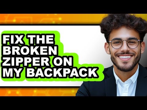 How to Fix a Broken Zipper on Your Backpack