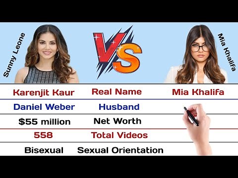 Sunny Leone vs Mia Khalifa Comparison 2022 || Sunny vs Mia