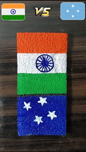 How to Draw India 🇮🇳 and Micronesia 🇫🇲 Flags Perfectly! ✨ #art #gkart #shorts #viral