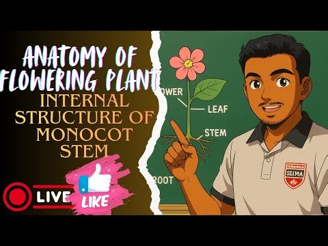 Anatomy internal structure of monocotyledonous stem | Trick to remember | easy and simple explanatio
