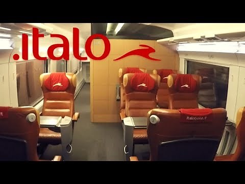 On board the Italian High Speed Train Italo