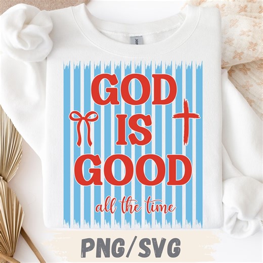 Christian Faith Design: God is Good Cross Bow PNG SVG (digital Download) - Etsy