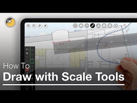 How to Draw to Scale with a Ruler, Triangle & Protractor - Morpholio Trace Tutorial for iPad Drawing