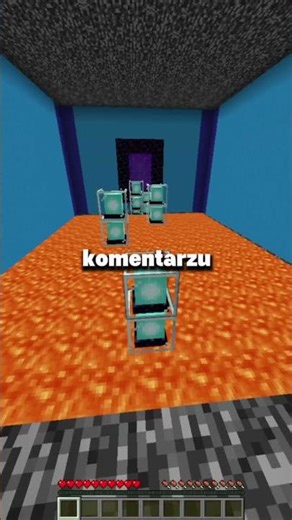 Zaklad o wojanka w Minecraft #shorts