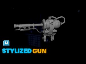Stylized Weapon Modeling in Maya – Full Speed Timelapse