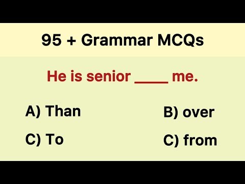 95 MCQs on Prepositions, Verbs & Confusing Words | English Grammar Practice Test