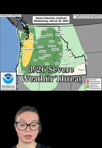 Severe Weather Alert for Pacific Northwest