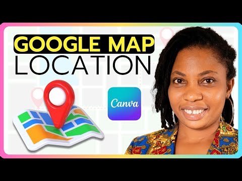 How to Add Location Link in Invitation Canva