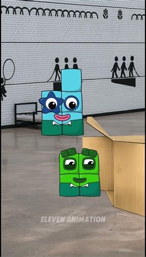 Challenge Numberblocks Who will fit in the box?