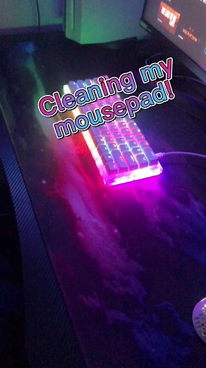 Cleaning my mousepad! #content #creator #cleaning #mousepad #gaming #setup #ps5 #keyboard #mouse #fyp #foru #xyzbca