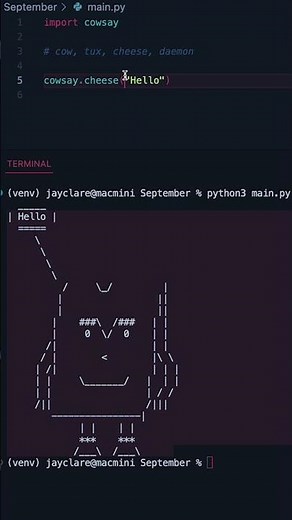 Python 3 | Cows, Cheese, Daemons & More! #coding #programming #python
