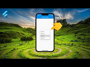 فلاتر على الماشي - القائمة المنسدلة : Flutter to go - Dropdown Menu