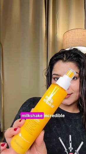 Best Haircare Find for Dry & Frizzy Hair 💖 | milk_shake Incredible Milk #haircare #viral #beauty
