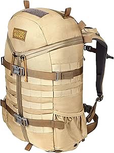 Mystery Ranch 2 Day Backpack – Tactical Daypack with Easy Access & Padded Computer Sleeve – Hummus, S/M