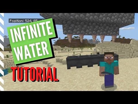 Minecraft INFINITE WATER Source for 1.17+ (Tutorial)