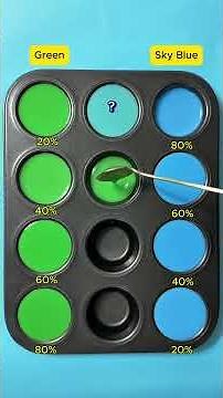 Color Challenge: Can You Guess All 4 Colors #colormixing