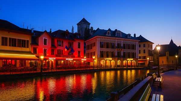 Annecy France Evening Stroll