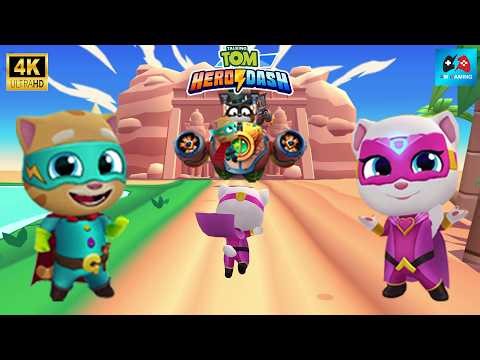 Talking Tom Hero Dash Gameplay 4K UHD | Run On New Stage 💥