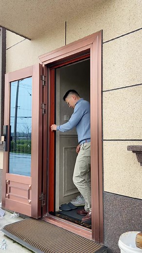 Barrier-free folding screen doors，无障碍折叠纱门