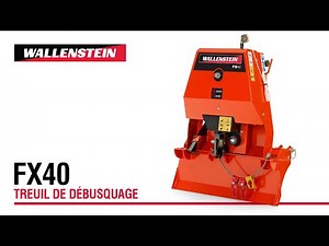 Wallenstein FX40 Treuil de Débusquage