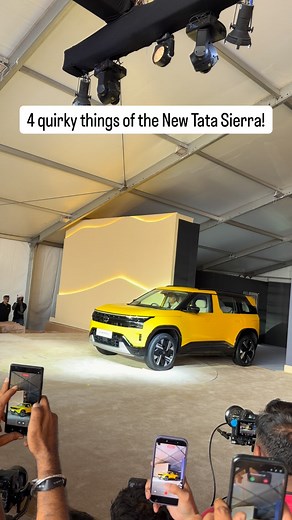 20K views · 11K reactions | The all-new Tata Sierra is packed with offbeat features and daring design choices! Which one do you love the most? #tata #sierra #sierrasuv #tatasierra #quirkyfeatures #automotive #post #cars #fypシ @tatamotorscars @tata.evofficial @thetatasierra #cwreels #reels #viral | CarWale | Facebook