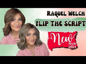 Raquel Welch FLIP THE SCRIPT Wig (NEW WIG STYLE) SS Iced Cappuccino & SS Hazelnut | RETRO WIG STYLE?