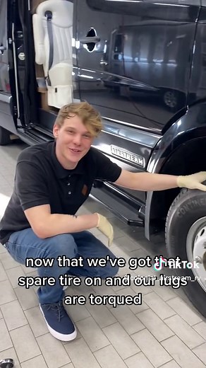How to Change a Tire on a Class B RV (Airstream Interstate)