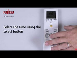 Fujitsu General Airstage - wireless weekly timer setting