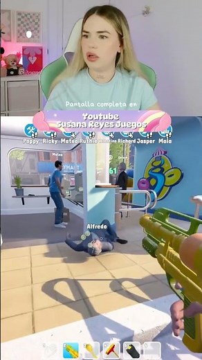 Playing my water park 💦 #simulator #waterpark #simulator #gameplay #videogames