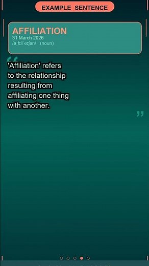 📚 Affiliation - Word of the Day | UPSC Vocabulary #Shorts