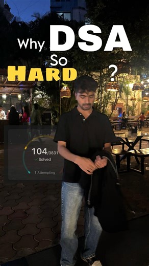 Why DSA is so hard ? 😞. #ai #dsa #leetcode #bigtech #interview