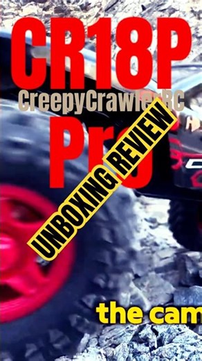 CRP18P-Pro - 1/18 scale crawler, Juice up edition #rcrockcrawler #rc #outdoors #unboxing #review