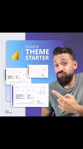 Bas Dohmen on Instagram: "Not sure how to start your own Power BI theme? Use my Theme Starter: Just choose 3 properties, the rest is auto-generated for you. Super fast way to build a .json theme ⚡️ Link below #powerbi #data #analytics #theme"